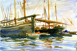 sargent singer john venice paintings watercolor ships 1904 1902 04c shipping private academy