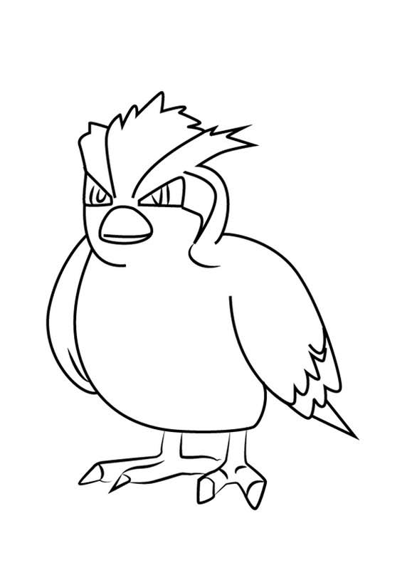 10 Adorable Pidgey Pokémon Coloring Pages for Kids