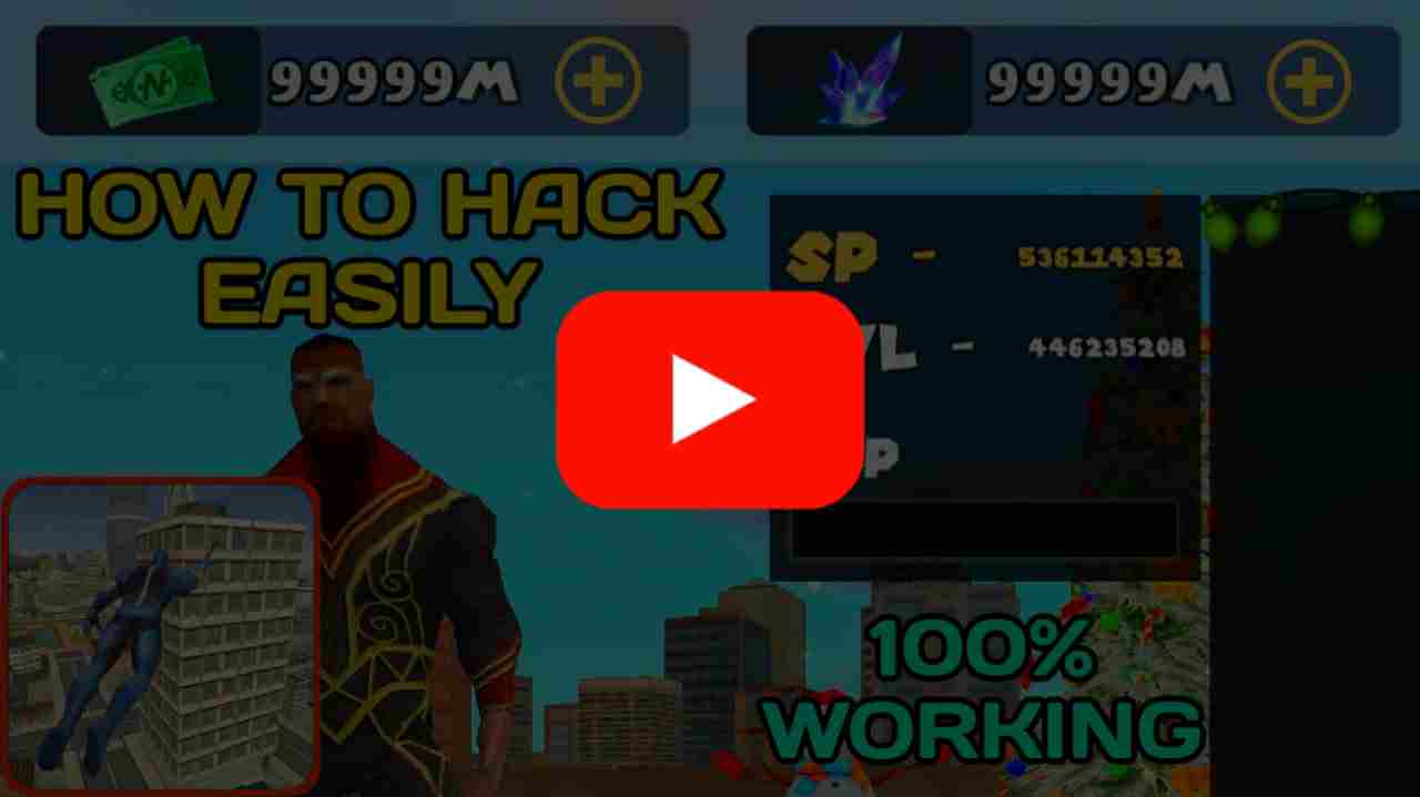 How to hack Rope Hero Vice Town and get unlimited money and diamonds