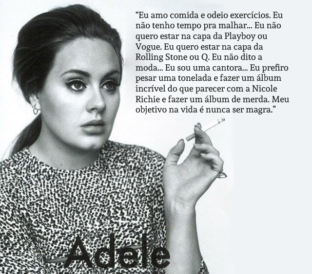 Pensamento de Adele