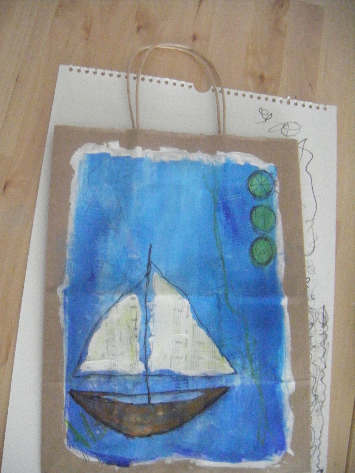 be yourself, create art, everyday: diy recycled gift bag