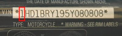 vin harley davidson