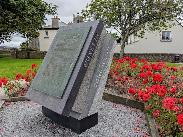 1916 Proclamation Sculpture in Dungarvan Town Park