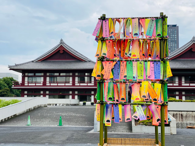 tanabata in Japan, tanabata in Zojoji temple