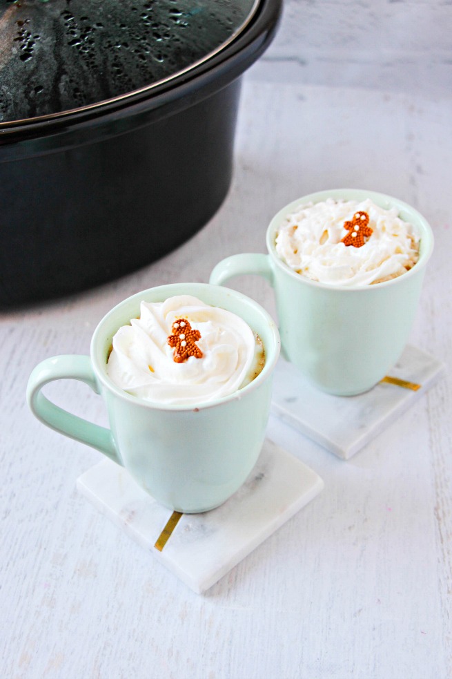 Better than a Coffee Shop: Crockpot Gingerbread Latte (Yes! In the crockpot!)
