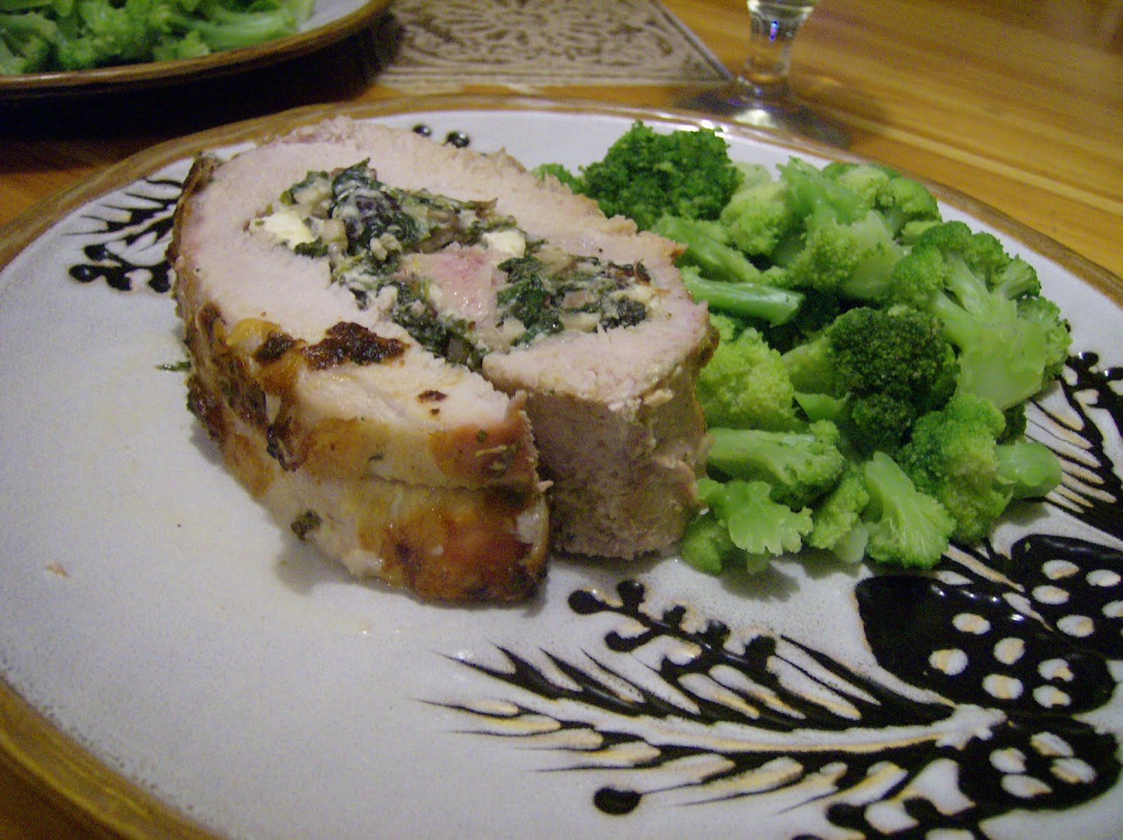 One Girl Cooks stuffed pork loin