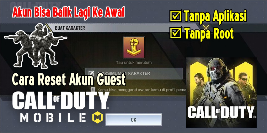 Cara Reset Akun Guest Call Of Duty Mobile Garena Tanpa Aplikasi Tanpa Root Rumah Multimedia