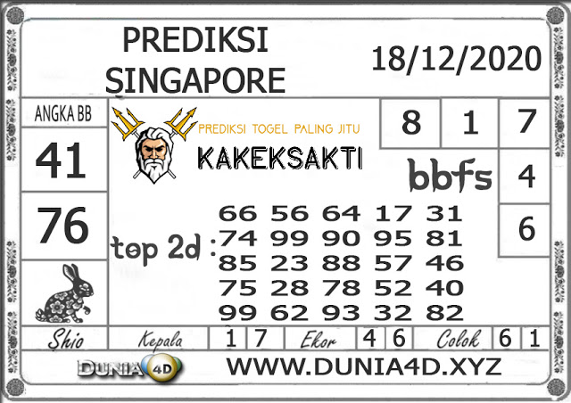 Mbah Sukro Sgp Sabtu 14 Desember 2019