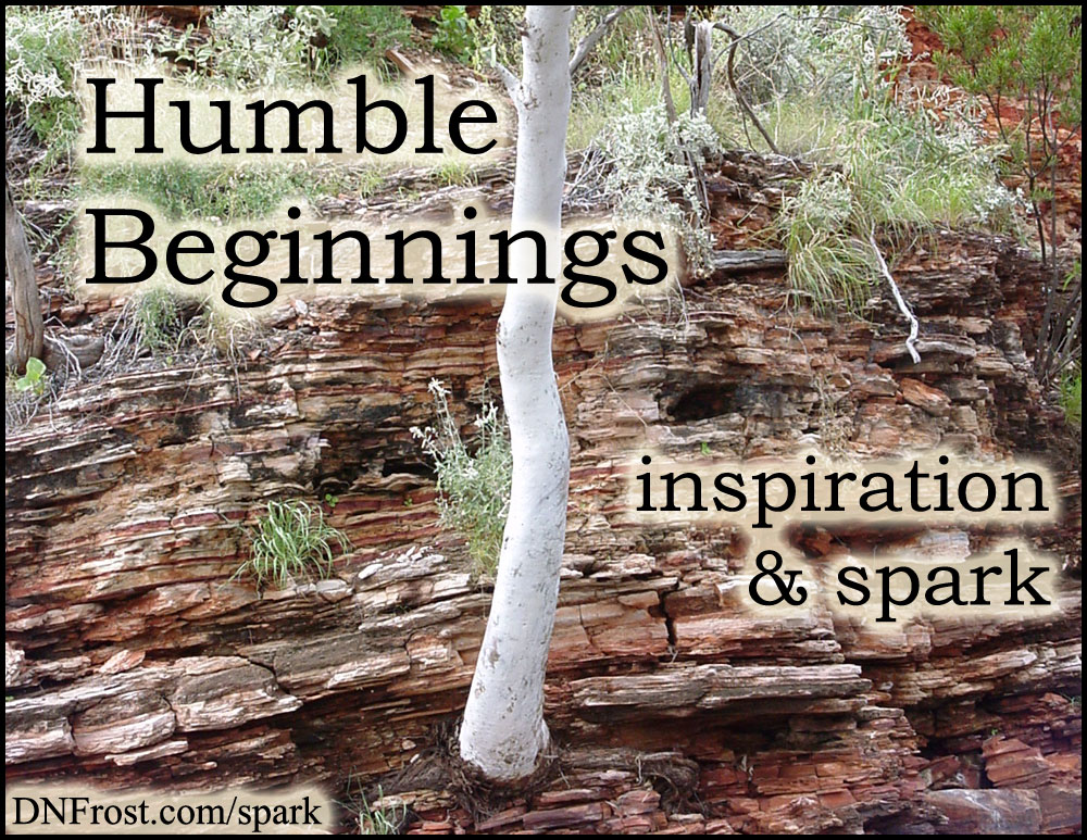 Humble Beginnings: my first brush with poetry http://www.dnfrost.com/2017/01/humble-beginnings-inspiration-spark.html #TotKW Inspiration and spark by D.N.Frost @DNFrost13 Part 1 of a series.
