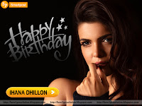 face photo of ihana dhillon along birthdate celebration quote