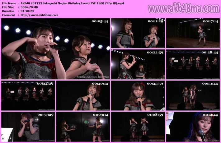 201223 AKB48 坂口渚沙バースデーイベント