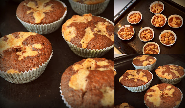 sfruttalavita: Schoko-Apfel-Muffins mit Zimt-Topping sfruttalavita: Schoko-Apfel-Muffins mit Zimt-Topping