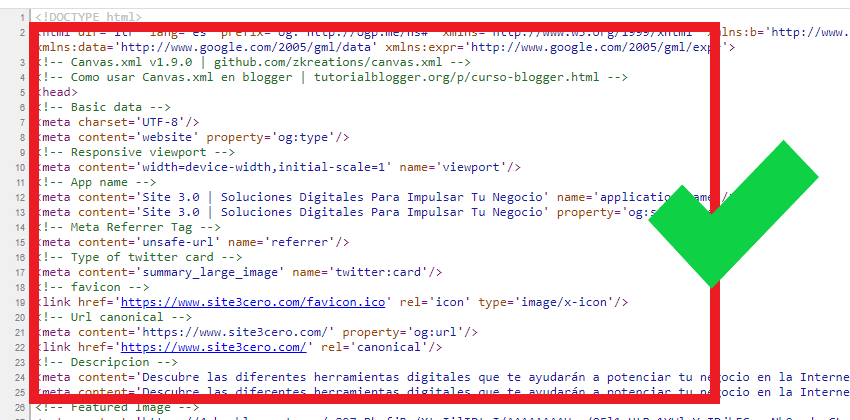 ver codigo fuente de un pagina chrome