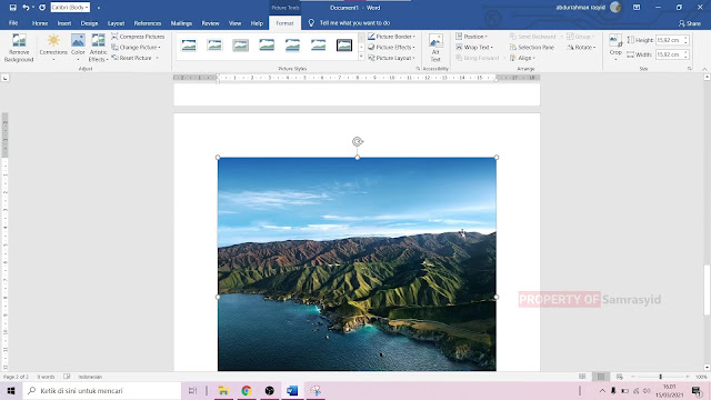 Cara Memasukkan Gambar di Microsoft Word