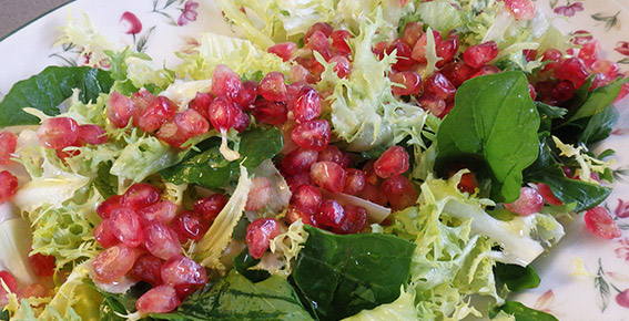 Ensalada de escarola y granada