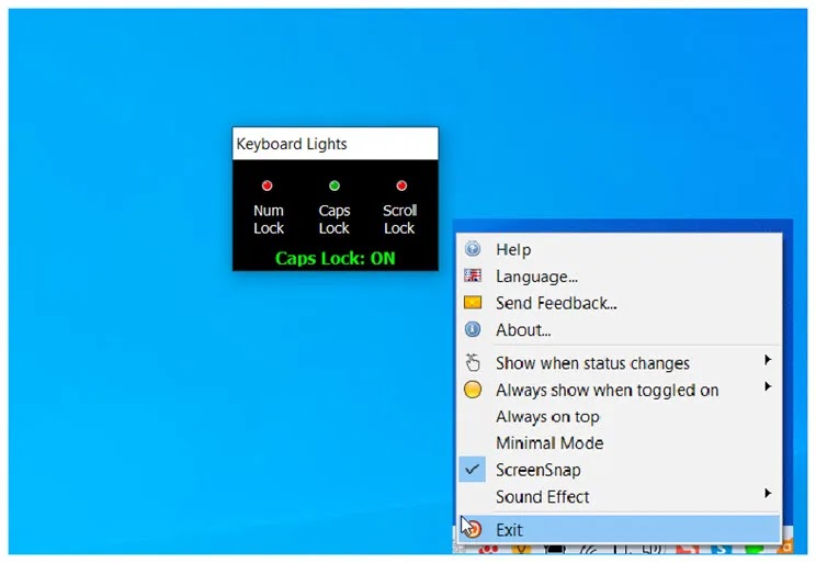 Keyboard Lights Βάλτε φωτεινές ενδείξεις κατά την πληκτρολόγηση των