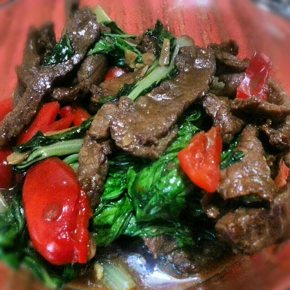 Kusinerang Katrina Beef with Bok Choy in Oyster Sauce