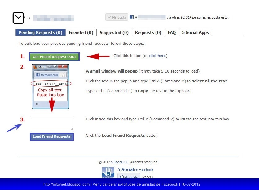 InfoNet: Ver y cancelar las solicitudes de amistad de Facebook con ...