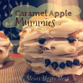 caramel apple mummies