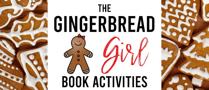The Gingerbread Girl book activities unit with Common Core aligned literacy companion activities and a craftivity for Kindergarten and First Grade