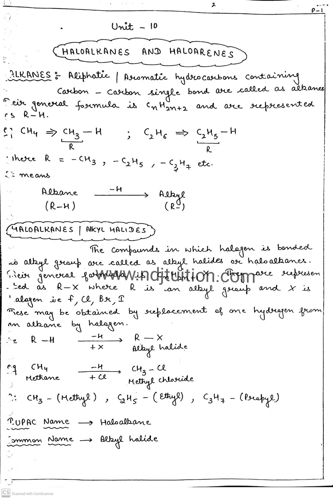 Haloalkanes And Haloarenes Handwritten Notes For 12th Class Chemistry haloalkanes-and-haloarenes-handwritten-notes-for-12th-class-chemistry