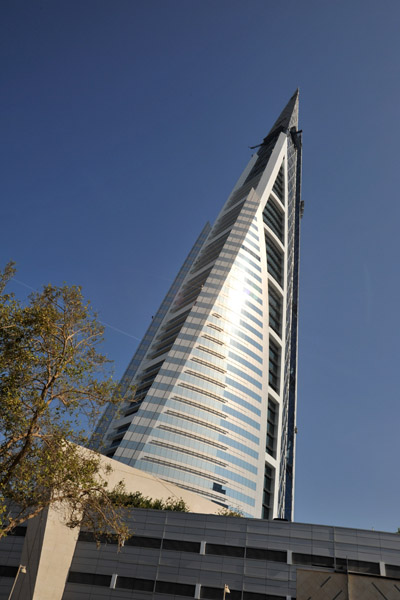 El Bahrain World Trade Center como de ciencia Ficción. 