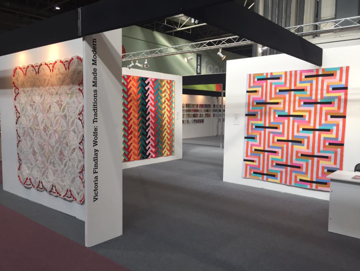 Home from Festival of Quilts, UK Victoria Findlay Wolfe Quilts