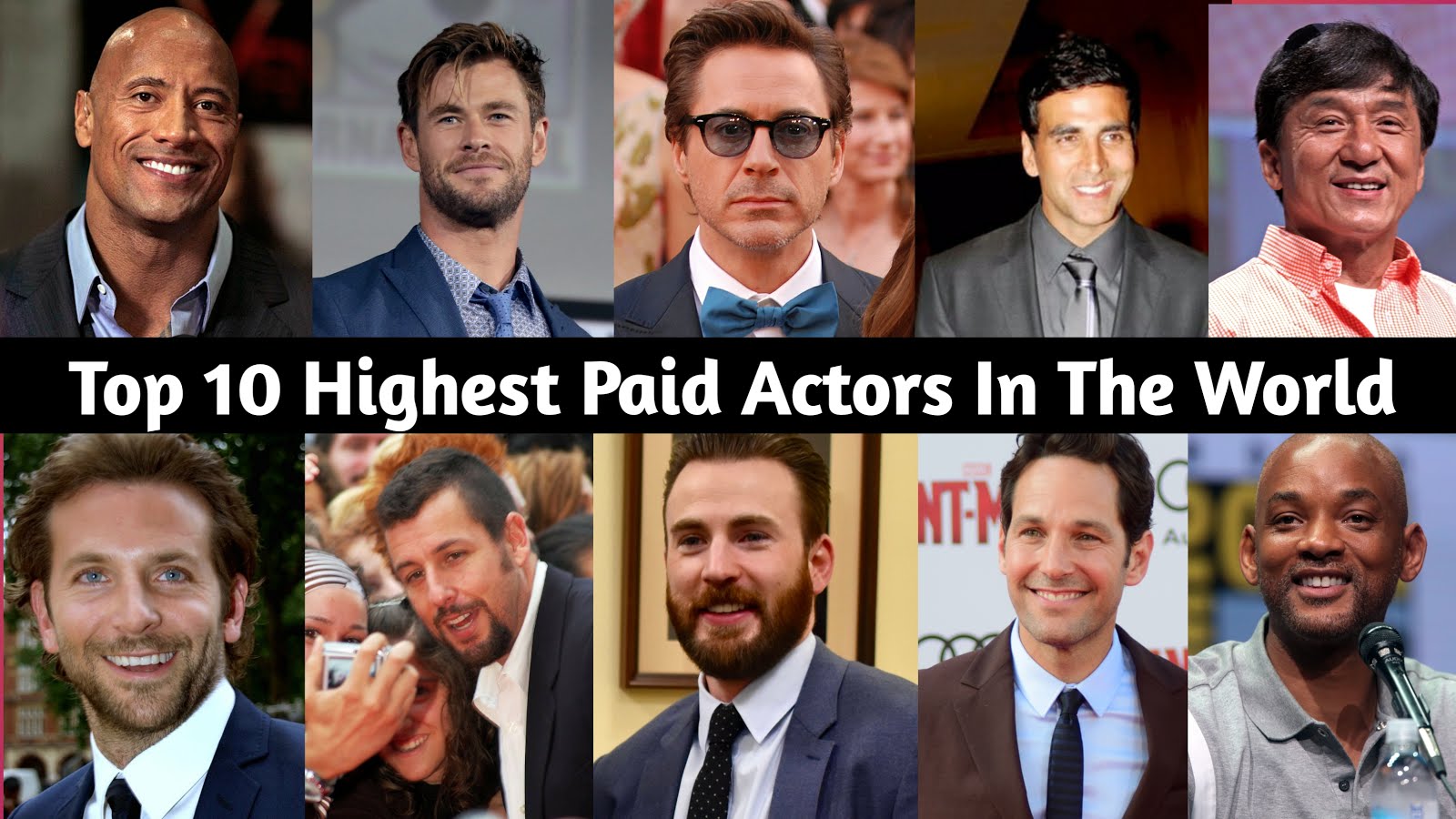 Top 10 Highest Paid Actor In The World 2020 ...