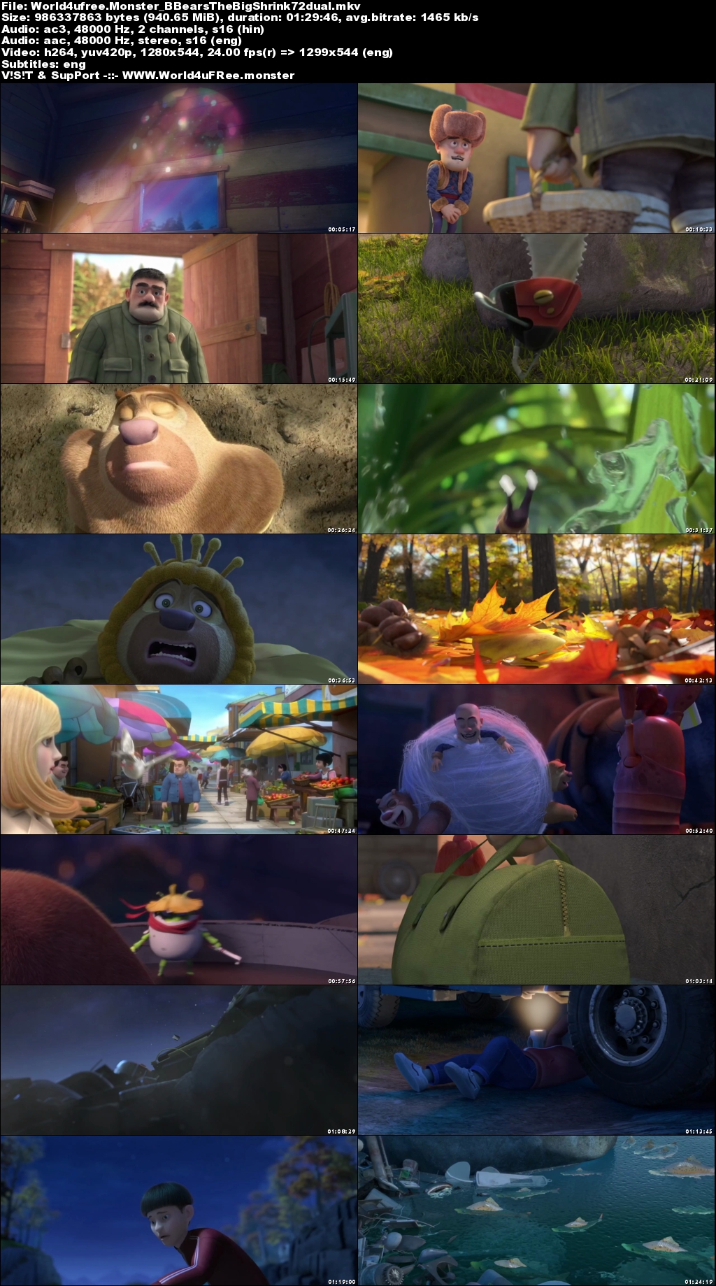 Boonie Bears: The Big Shrink Poster