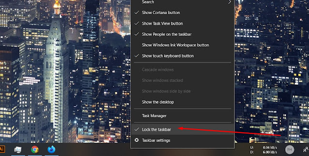 Membuat Icon Taskbar di Tengah tanpa Software