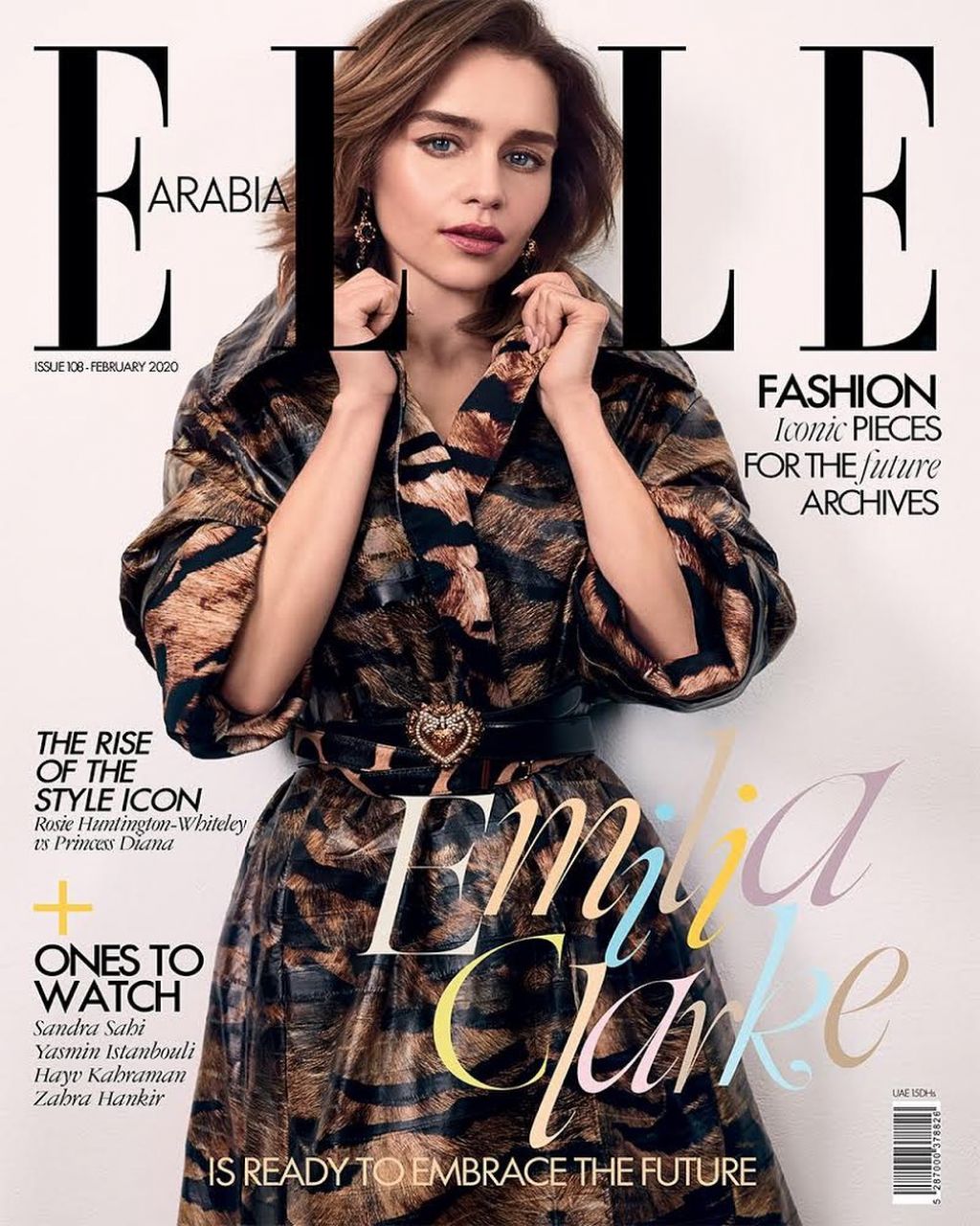 DC COMICS AND ARROWVERSE : Emilia Clarke – ELLE Arabia February 2020
