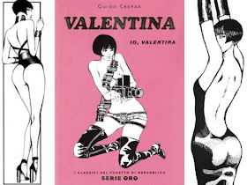 Erotic imagery was central to the success of Crepax's most famous character, Valentina