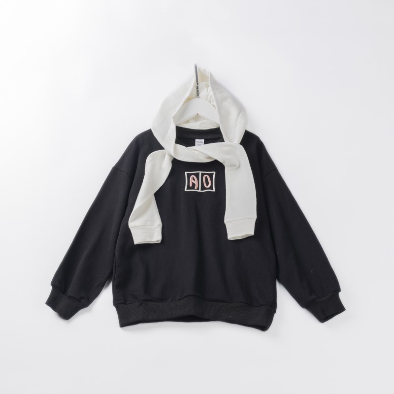 Áo Thun Trẻ Em Cotton Tay Dài In Chữ - HEYLADS 157681 24 4 140
