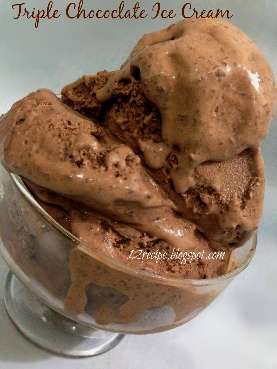 Triple Chocolate Ice Cream Recipe Book