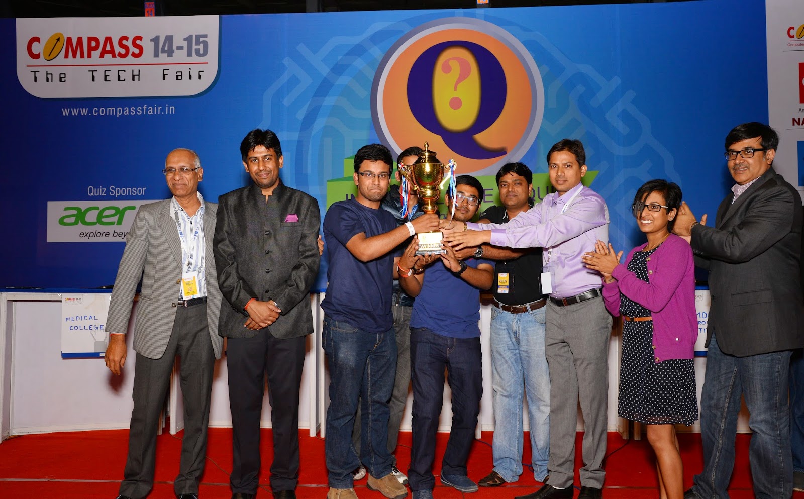 Quizmasters in India March 2015