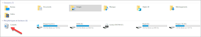 Ajouter la corbeille à ce PC dans l'explorateur de fichiers Windows 10 ajouter, raccourci, corbeille, ce PC, explorateur de fichier, Windows 10, trucs et astuces