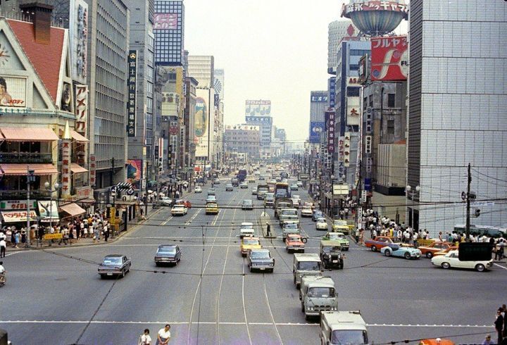 한국전쟁 특수로 재도약 한 60년대 일본 거리 풍경 - 짤티비