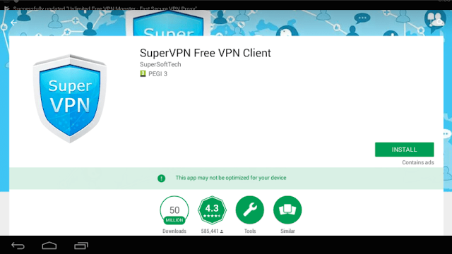 Super VPN v1.2.3 Mod, Premium Unlocked 