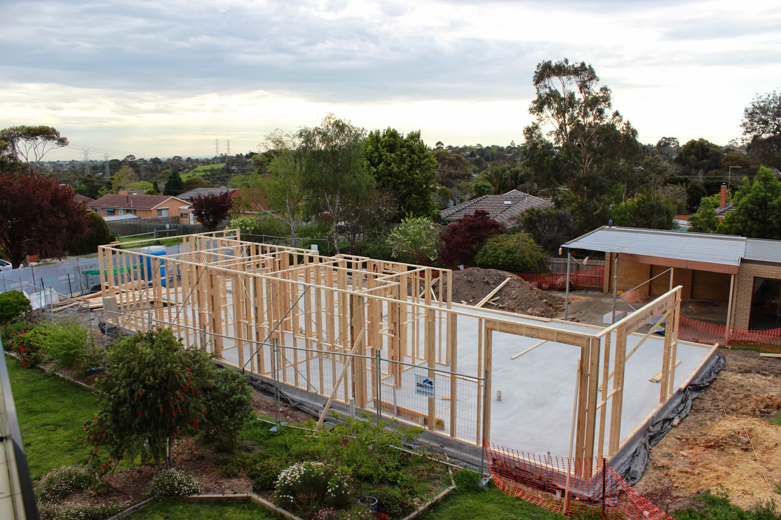 Carter Grange New Home Build 2013 2014 Slab Down Frame Up 