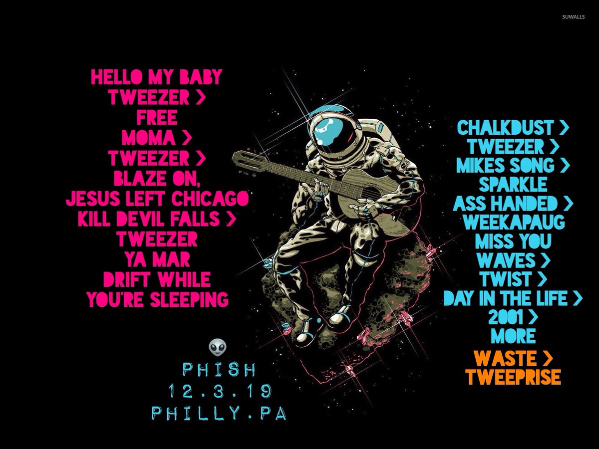 Phish Philly Met Setlist 12/3/19 Philadelphia, PA Phish Philly Met Setlist 12/3/19 Philadelphia, PA