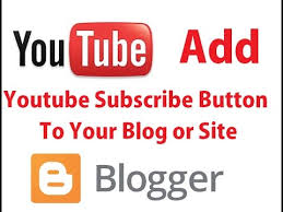 How to put YouTube Subscribe to your blogger in Easy Way 