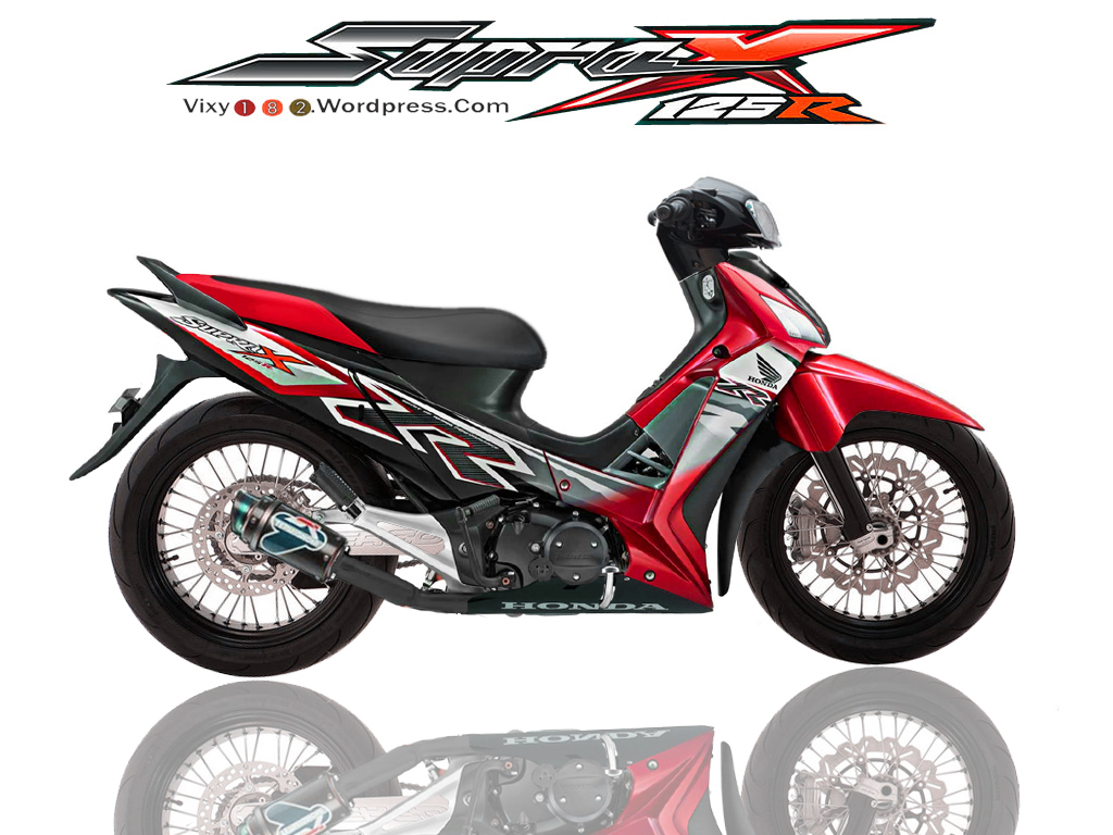 Download Koleksi Modifikasi Motor Supra X 125 Racing Terbaru Dan