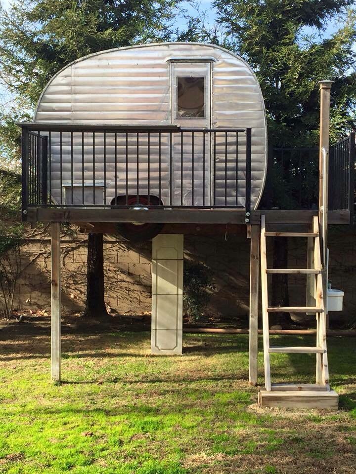 Camper and Mobile Home Treehouses ~