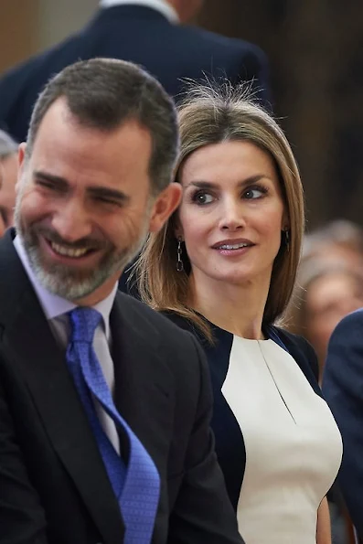 King Felipe and Queen Letizia attend 'National Culture Awards' 2015