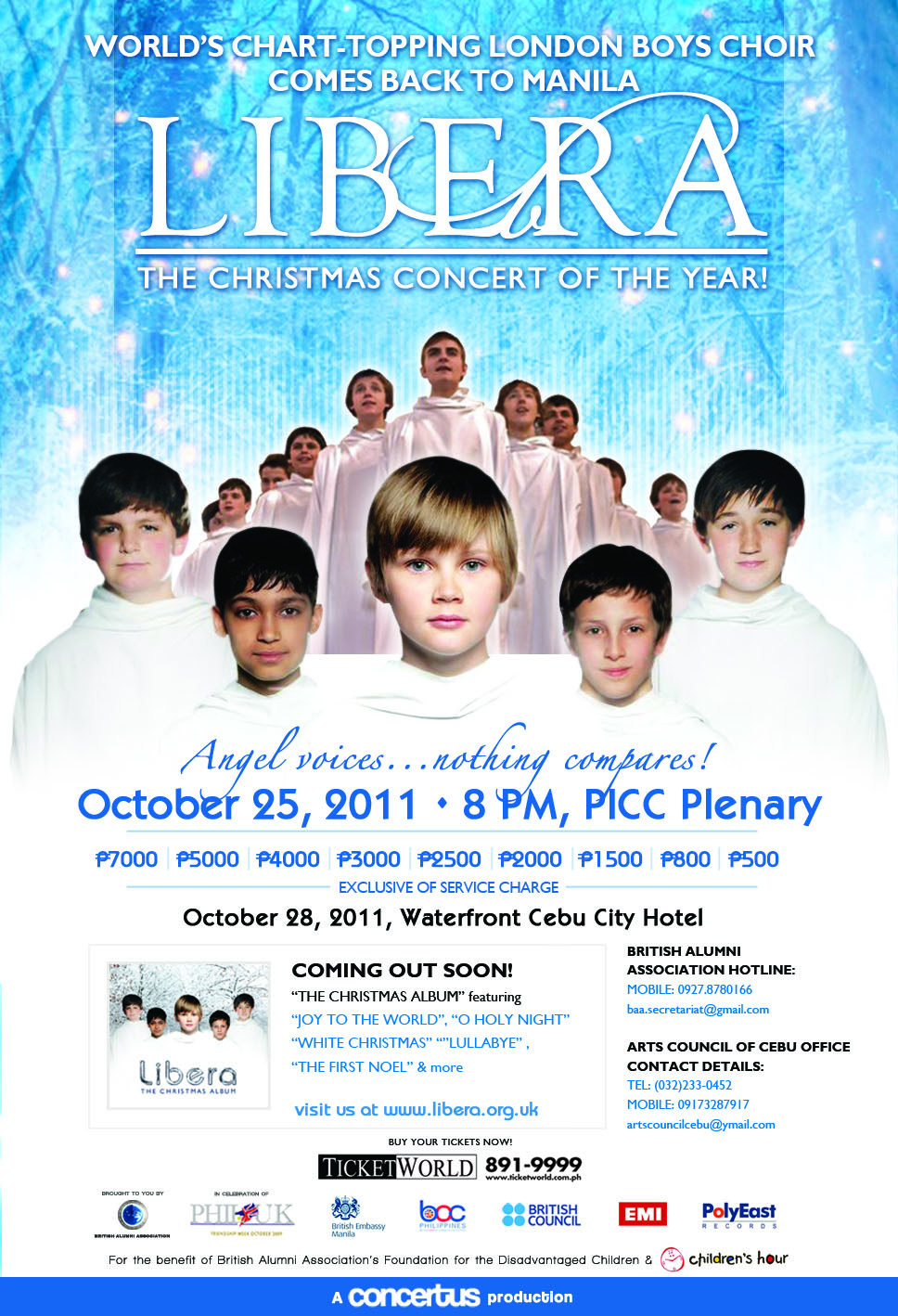 Libera 4 You: Libera Concert Poster Philippines Libera 4 You: Libera Concert Poster Philippines