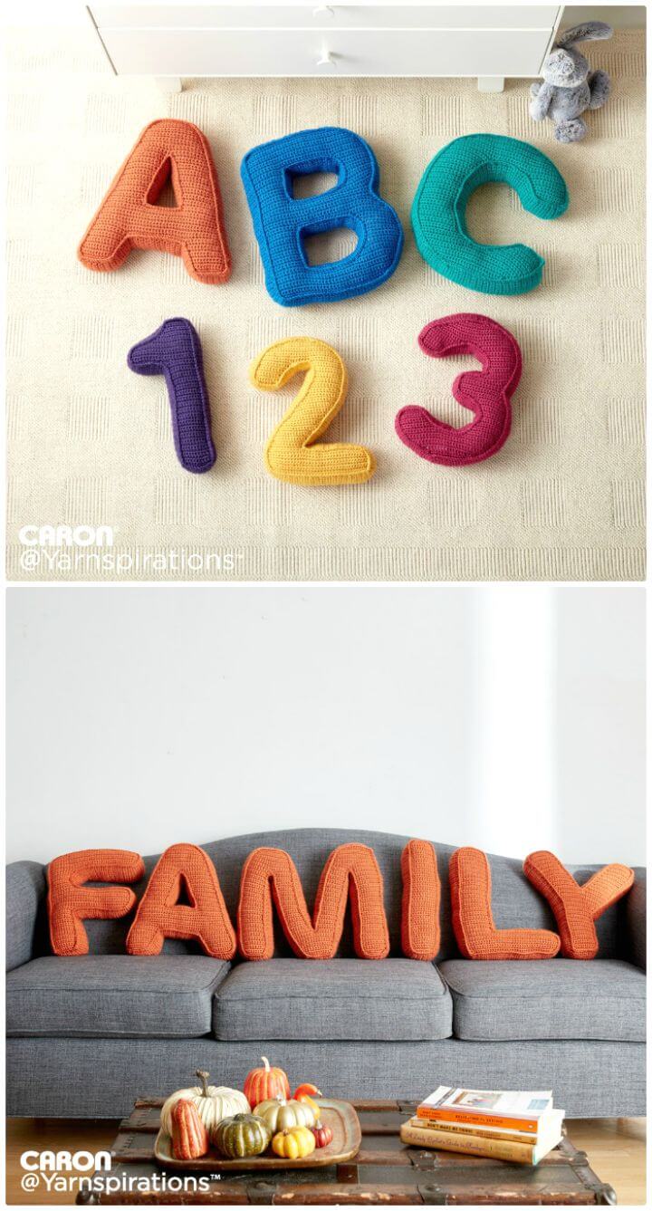 Crochet Alphabet Pillow Pattern Ovie Media