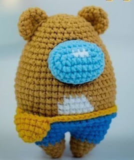 PATRON GRATIS AMONG US OSO AMIGURUMI 44589