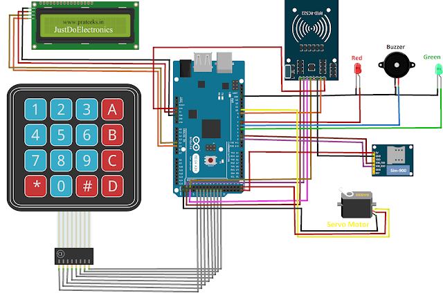 How To Make RFID & Keypad Based Door Lock