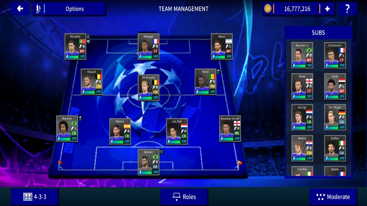 Dream league soccer 2021 DLS 21 MOD Uefa champions league UCL