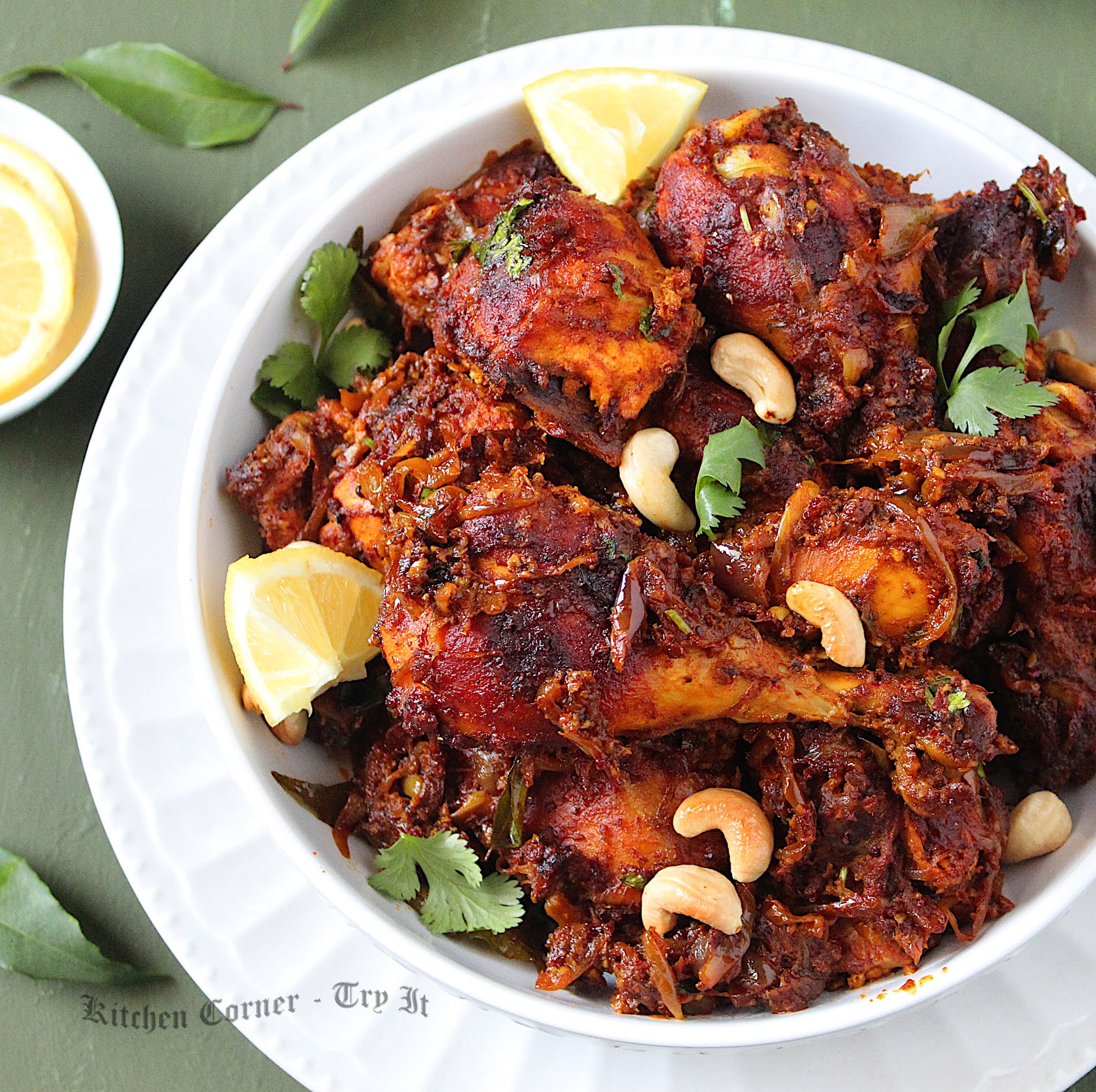 Kerala Style Chicken Roast Easy Chicken Roast with Caramelized Onion